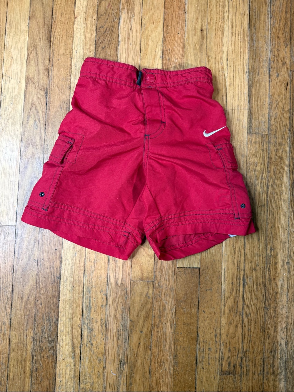 Nike 3T Red Cargo Swim Shorts